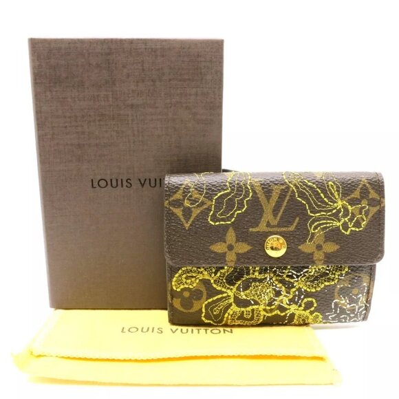 Authentic LOUIS VUITTON Ludlow Coin Purse Monogram Dentelle M95391 #502044 - Picture 1 of 16